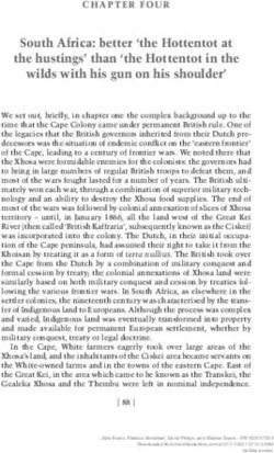 South Africa: better 'the Hottentot at the hustings' than 'the Hottentot in the wilds with his gun on his shoulder' - Manchester Open Hive