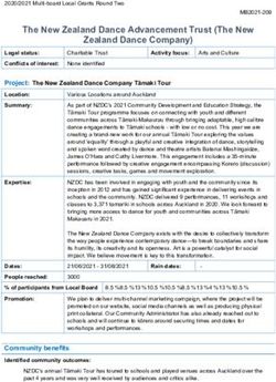 The New Zealand Dance Advancement Trust (The New Zealand Dance Company) - Auckland ...