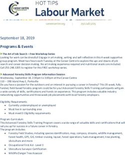 September 18, 2019 Programs & Events - Career Centre