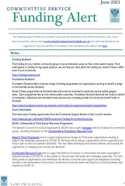 Funding Alert - Perth & Kinross Council