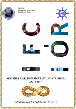 Collaboration for Safety and Security - MONTHLY MARITIME SECURITY UPDATE (MMSU) March 2021 - Collaboration for Safety and ...