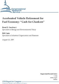 Accelerated Vehicle Retirement for Fuel Economy: "Cash for Clunkers"