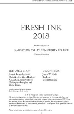 FrESh ink 2018 - Naugatuck Valley Community College