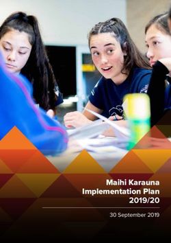 Maihi Karauna Implementation Plan 2019/20 - 30 September 2019 - Te Puni Kōkiri