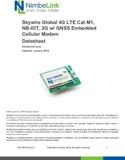 Skywire Global 4G LTE Cat M1, NB-IOT, 2G w/ GNSS Embedded Cellular Modem Datasheet - NimbeLink Corp Updated: January 2019