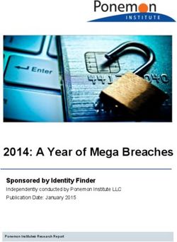 2014: A Year of Mega Breaches - Sponsored by Identity Finder Independently conducted by Ponemon Institute LLC Publication Date: January 2015