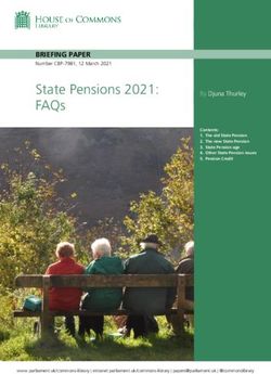 State Pensions 2021: FAQs - BRIEFING PAPER - UK Parliament