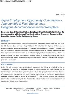 Equal Employment Opportunity Commission v. Abercrombie & Fitch Stores, Inc.: Religious Accommodation in the Workplace