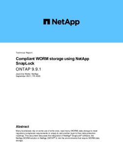 COMPLIANT WORM STORAGE USING NETAPP SNAPLOCK