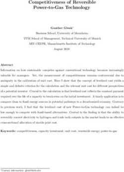 Competitiveness of Reversible Power-to-Gas Technology - MADOC