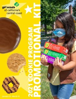 January 13 - March 14 - Girl Scouts of California's ...