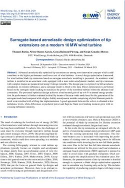 Surrogate-based aeroelastic design optimization of tip extensions on a modern 10 MW wind turbine - WES