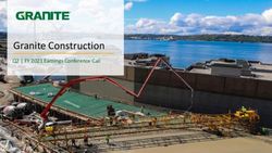 Granite Construction Q2 | FY 2021 Earnings Conference Call