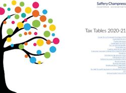 Tax Tables 2020-21 - Saffery Champness