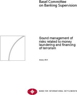 Basel Committee on Banking Supervision - Sound management of risks related to money laundering and financing of terrorism