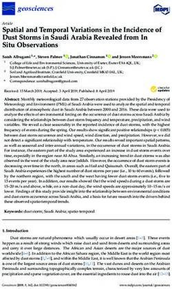 Spatial and Temporal Variations in the Incidence of Dust Storms in Saudi Arabia Revealed from In Situ Observations