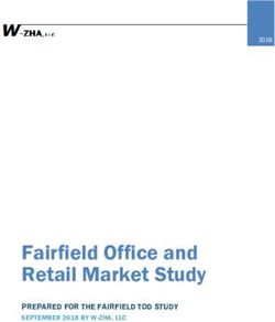 Fairfield Office and Retail Market Study - PREPARED FOR THE FAIRFIELD TOD STUDY SEPTEMBER 2018 BY W-ZHA, LLC - Town of Fairfield