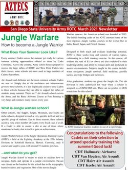 Jungle Warfare - SDSU Army ROTC