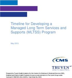 Timeline for Developing a Managed Long Term Services and Supports (MLTSS) Program