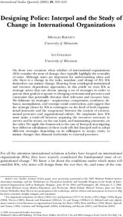 Designing Police: Interpol and the Study of Change in International Organizations