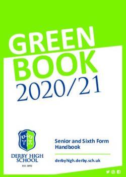 Senior and Sixth Form Handbook - derbyhigh.derby.sch.uk - Derby High School