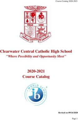 Clearwater Central Catholic High School 2020-2021 Course Catalog - "Where Possibility and Opportunity Meet" - Clearwater Central Catholic High ...