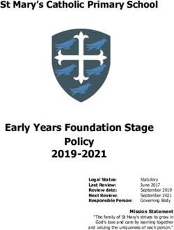Early Years Foundation Stage Policy 2019-2021 - St Mary's Catholic ...