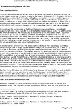 The Overarching Issues at hand