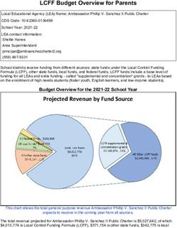 LCFF Budget Overview for Parents - Ambassador Sanchez 2