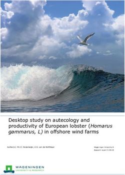 Desktop study on autecology and productivity of European lobster (Homarus gammarus, L) in offshore wind farms