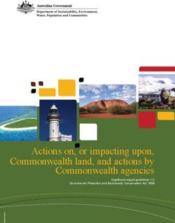 Actions on, or impacting upon, Commonwealth land, and actions by Commonwealth agencies - Significant impact guidelines 1.2 Environment Protection ...