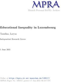 EDUCATIONAL INEQUALITY IN LUXEMBOURG - MUNICH PERSONAL REPEC ARCHIVE - MUNICH PERSONAL ...
