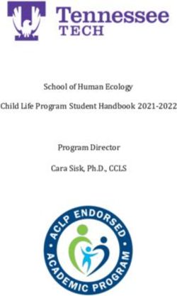 School of Human Ecology Cara Sisk, Ph.D., CCLS - Tennessee Tech University