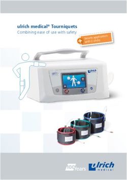 Ulrich medical Tourniquets - Combining ease of use with safety Secure application with 2 clicks