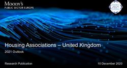 Housing Associations - United Kingdom - 2021 Outlook Research Publication 10 December 2020 - United Kingdom 2021 Outlook