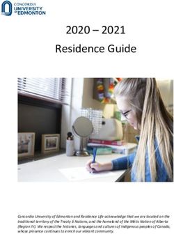 Residence Guide 2020 2021 - Concordia University of ...
