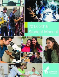 2018-2019 Student Manual - Parkland College