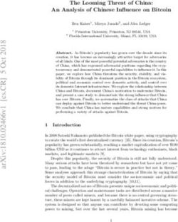 The Looming Threat of China: An Analysis of Chinese Influence on Bitcoin