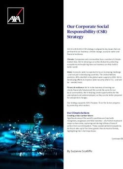 Our Corporate Social Responsibility (CSR) Strategy - AXA XL