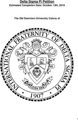 Delta Sigma Pi Petition - Estimated Completion Date: October 13th, 2018 The Old Dominion University Colony of