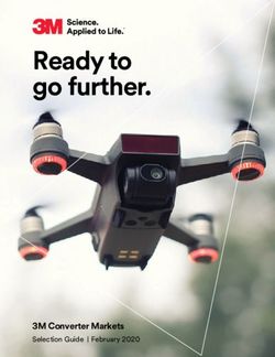 Ready to go further - 3M Converter Markets Selection Guide February 2020 - Stronger security is ...