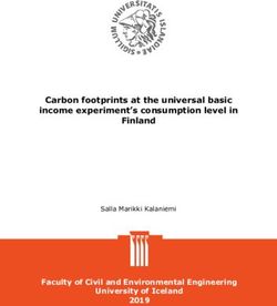 Carbon footprints at the universal basic income experiment's consumption level in Finland - Faculty of Civil and Environmental Engineering ...