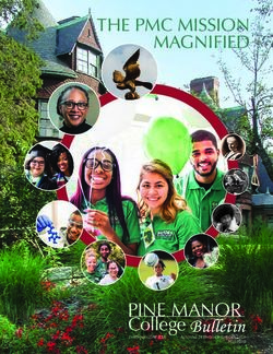 PINE MANOR College - THE PMC MISSION MAGNIFIED