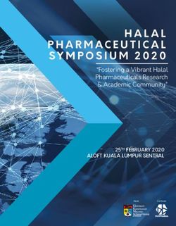 Symposium 2020 Fostering A Vibrant Halal Pharmaceuticals Research Academic Community Halal4pharma