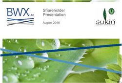 Shareholder Presentation - August 2016 - BWX Ltd