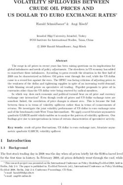 VOLATILITY SPILLOVERS BETWEEN CRUDE OIL PRICES AND US DOLLAR TO EURO EXCHANGE RATES