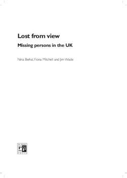 Lost from view Missing persons in the UK - PP