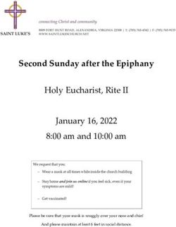 Second Sunday after the Epiphany - Holy Eucharist, Rite II January 16, 2022 8:00 am and 10:00 am