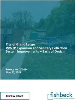 City of Grand Ledge WWTP Expansion and Sanitary Collection System Improvements - Basis of Design - Project No. 201424 May 20, 2021 REVIEW DRAFT ...