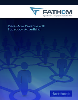 Drive More Revenue with Facebook Advertising